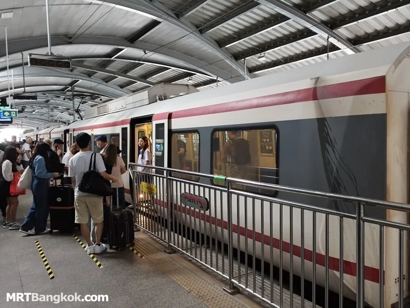 Bangkok Airport Rail Link Train platform