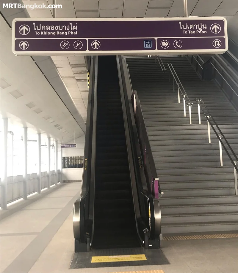 MRT Purple Line platforms