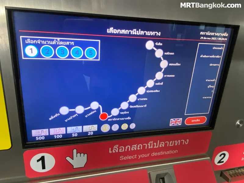 Bangkok SRT Red Line Commuter Train